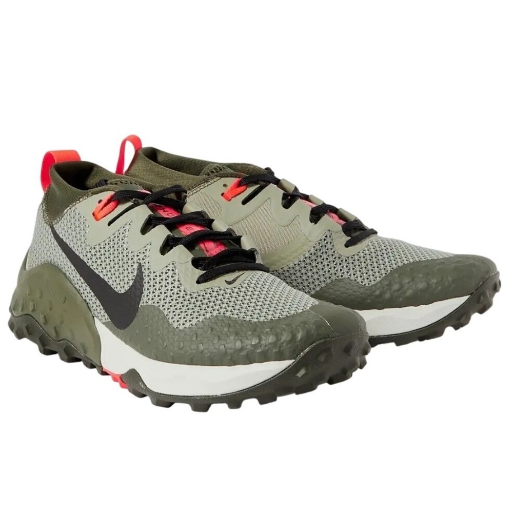 New Nike Wildhorse‎ 7 Light Army Green Mens size 12 Running Hiking Train Sneaker